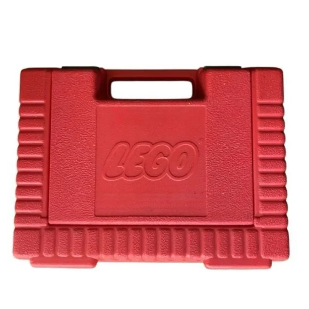 Lego Vintage 1985 Red Hard Plastic Carrying Case